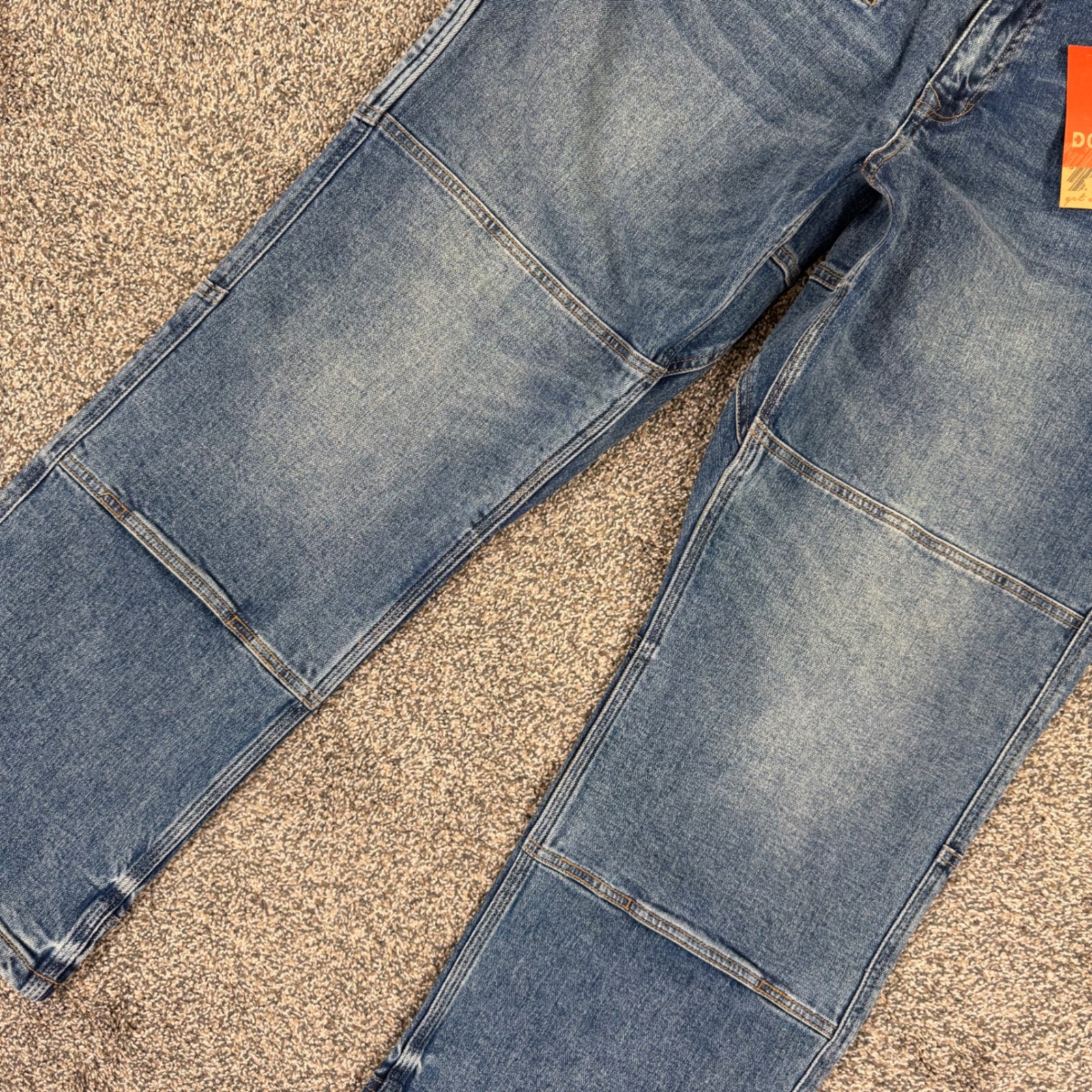 New Dovetail Workwear Day Construct Vintage Denim Utility Pants Womens 10x28 — image 3 of 8